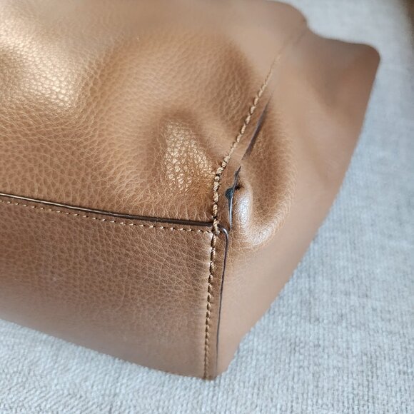 Classic! COACH pebble leather lightweight Derby tote bag F58660 - Picture 4 of 10